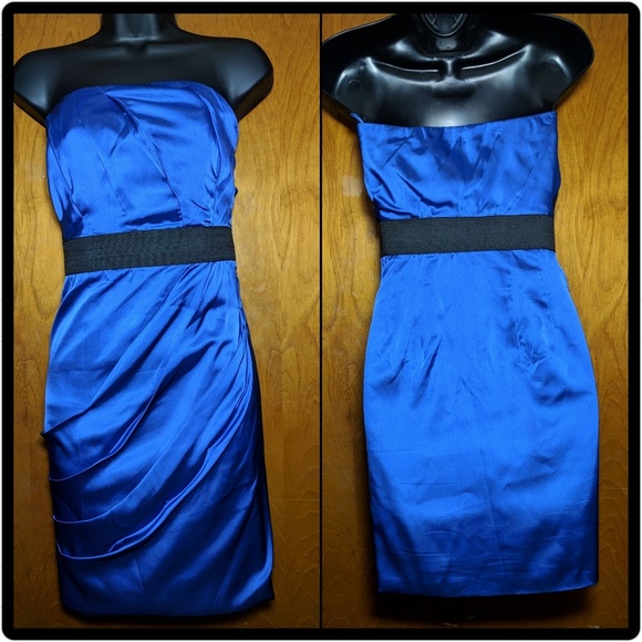 Beautiful Express Royal Blue Short Dress - Picture 2 of 3